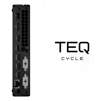 Teqcycle Lenovo Thinkcentre M70Q Intel® Core™ i5 i5-10400T 16 GB DDR4-SDRAM 256 GB SSD Windows 11 Pro Mini-PC preto