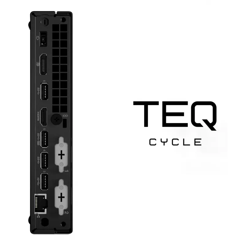 Teqcycle Lenovo Thinkcentre M70Q Intel® Core™ i5 i5-10400T 16 GB DDR4-SDRAM 256 GB SSD Windows 11 Pro Mini-PC preto