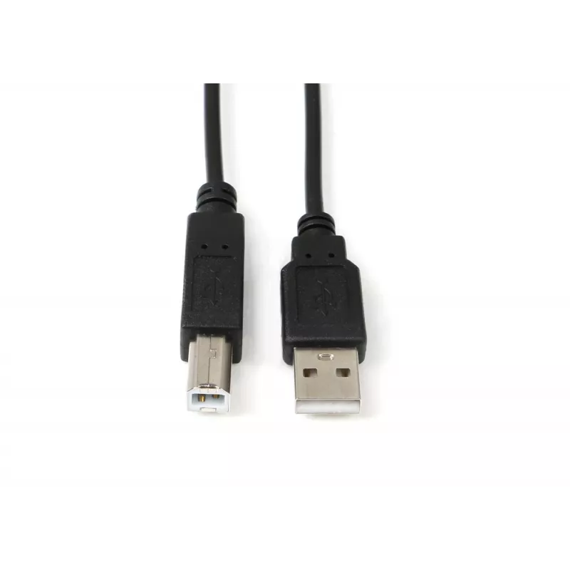 Cabo USB2.0 A-B 1,8 m M-M, preto