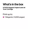 Cartucho de toner HP 507A magenta original LaserJet, 6000 páginas, magenta, 1 unid.