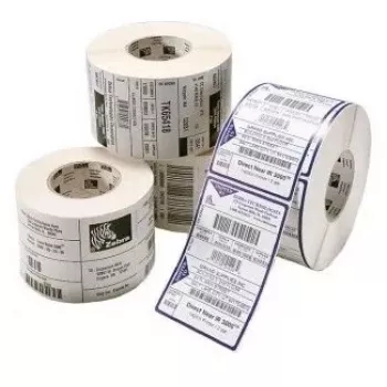 Etiquetas cortadas Zebra Z-Ultimate 3000T Branco Adesivo permanente 10,2x6,4 cm