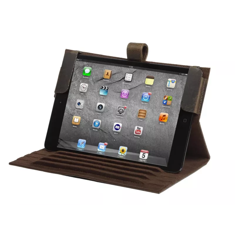 Capa para tablet Bramante FCIMHD000273 Folio para iPad Mini, Pele, Modo de suporte, 7,9 polegadas (20,1 cm), Preto