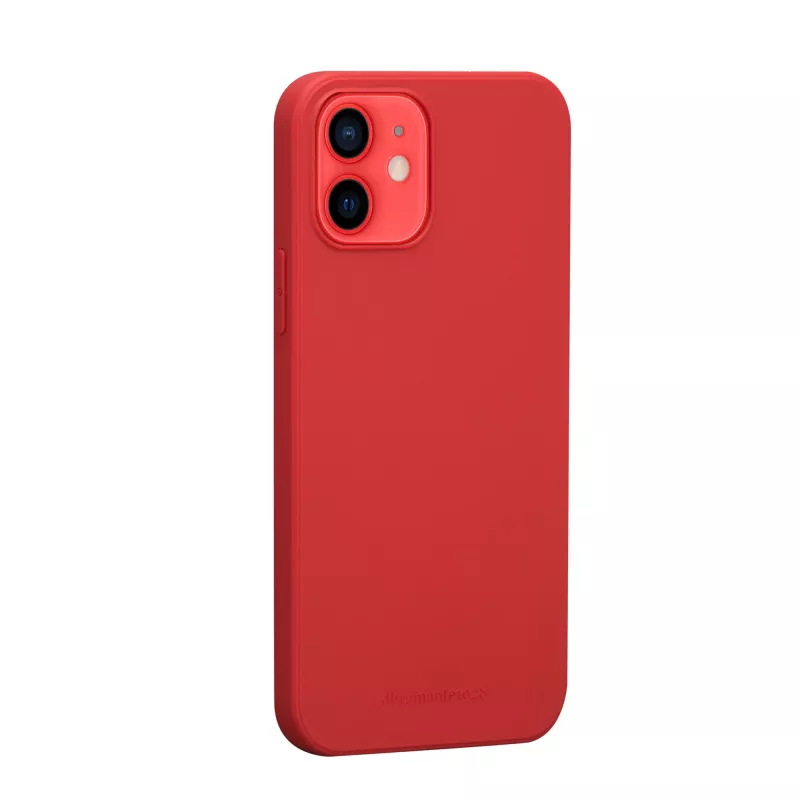 Capa de pele dbramante1928 Greenland para iPhone 12 mini — vermelho, compatível com 5,4