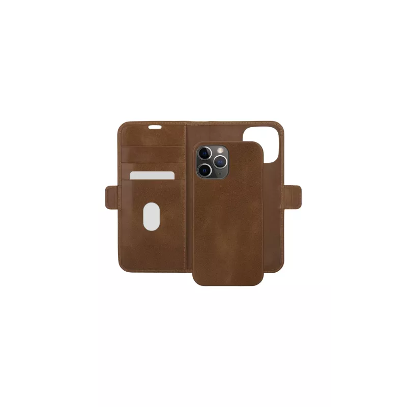 Capa carteira dbramante1928 Lynge para iPhone 13 Pro Max – Tan, 3 compartimentos para cartões, ecrã de 6,7