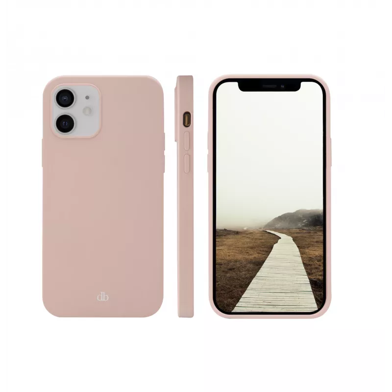 Capa dbramante1928 Monaco iPhone 12/12 Pro Pink Sand