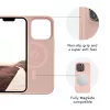 Capa dbramante1928 Monaco iPhone 12/12 Pro Pink Sand