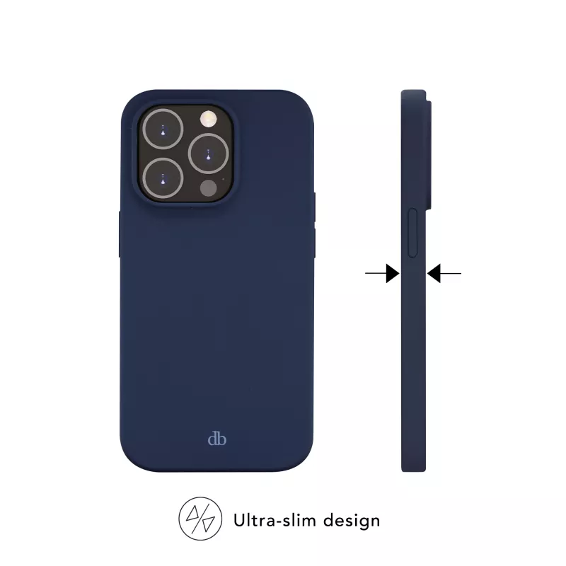 Capa para telefone dbramante1928 Monaco para iPhone 13 Pro Max – Pacific Blue, compatível com 6,7