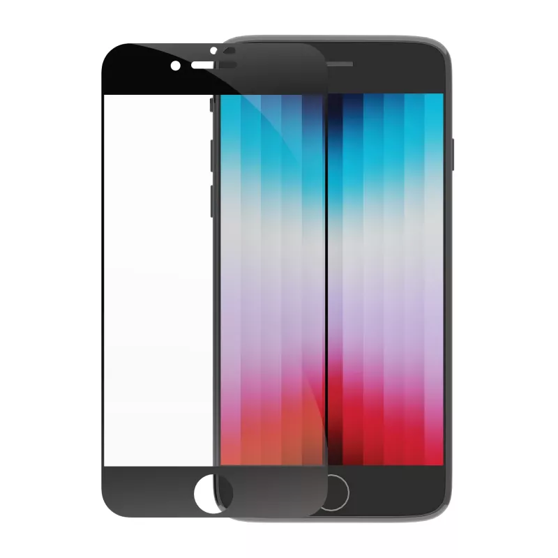 dbramante1928 Eco-Shield - iPhone SE - moldura preta, Apple, iPhone SE, resistente ao pó, resistente a riscos, preto, transparente, 1 unid.