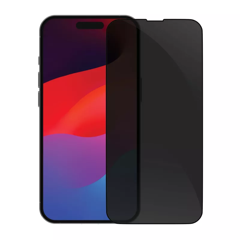 Protetor de ecrã dbramante eco-shield para iPhone 15 Pro — Privacy, 0,565 mm, 74,8×158,2 mm