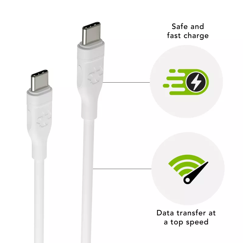 Cabo USB-C para USB-C dbramante1928 Bulk cabo 1,2 m, 0,48 Gbit/s, branco