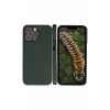 Carteira com capa dbramante1928 New York para iPhone 14 Pro Max, verde, 3 compartimentos para cartões, compatível com 6,7 polegadas