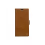 Carteira com capa dbramante1928 Galaxy S24 Ultra Tan 3 compartimentos para cartões
