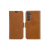 Carteira com capa dbramante1928 Lynge para Samsung Galaxy S24+ — pele, Tan, 6,7 polegadas