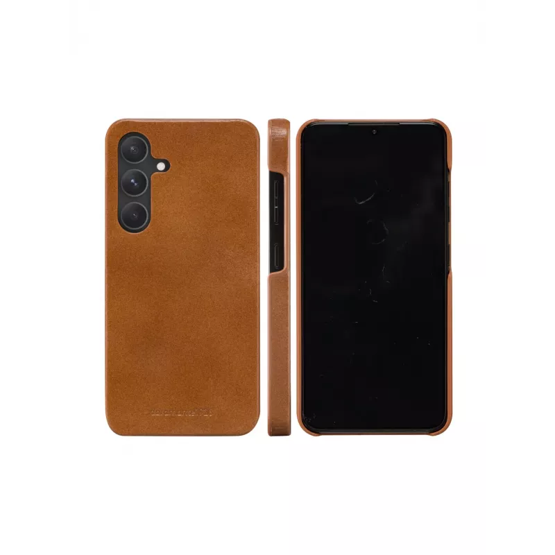 Carteira com capa dbramante1928 Lynge para Samsung Galaxy S24+ — pele, Tan, 6,7 polegadas
