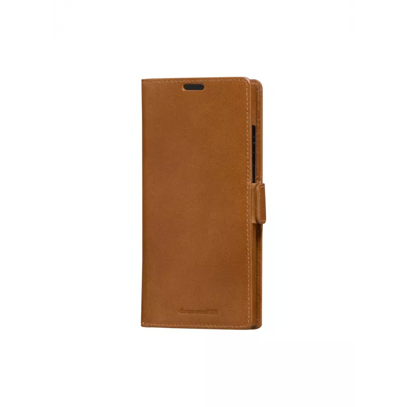 Carteira com capa dbramante1928 Lynge para Samsung Galaxy S24 Ultra — pele, Tan, 6,8 polegadas
