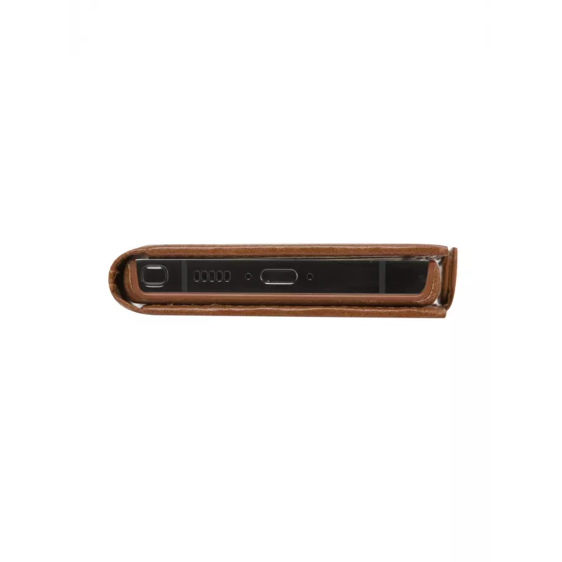 Carteira com capa dbramante1928 Lynge para Samsung Galaxy S24 Ultra — pele, Tan, 6,8 polegadas