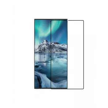 dbramante1928 eco-shield - Galaxy S24 Ultra - preto edge, Samsung, Galaxy S24 Ultra, resistente a riscos, transparente, 1 unid. pacote de proteção