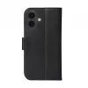 Capa folio dbramante1928 iPhone 16 preto 3 compartimentos para cartões