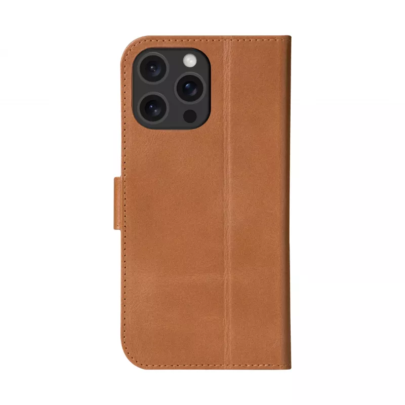 Capa folio dbramante1928 iPhone 16 ProMax Tan 3 compartimentos para cartões