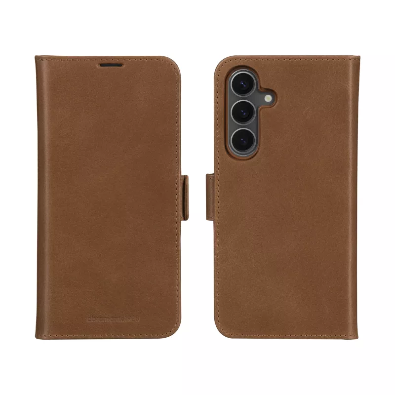 Capa flip dbramante1928 Lynge para Samsung Galaxy A56 5G – tan, 3 compartimentos para cartões, compatível com ecrã de 6,7 polegadas (17 cm)