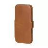 dbramante1928 Copenhagen Capa flip de pele granulada para iPhone 17 Pro Max, tan
