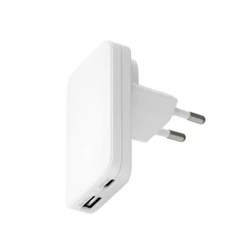 d bramante dbramante1928 Pro UE/EUA Carregador fino — USB-C 20 W + USB-A 18 W, Branco, AC para interiores
