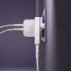 d bramante dbramante1928 Pro UE/EUA Carregador fino — USB-C 20 W + USB-A 18 W, Branco, AC para interiores