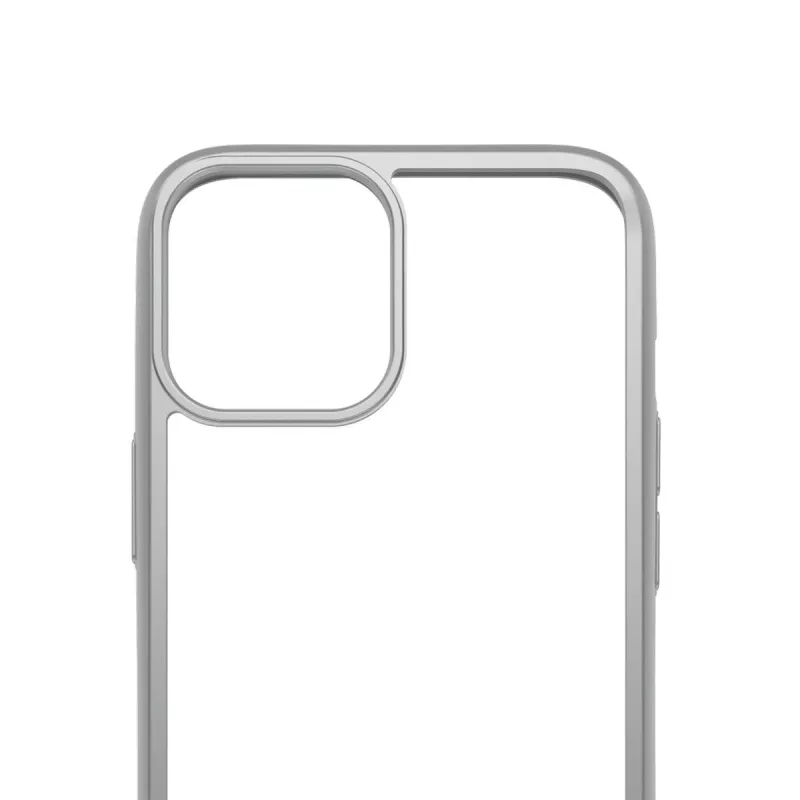 PanzerGlass ® ClearCaseColor™ iPhone 12 Pro Max - Satin Silver Edição Limitada