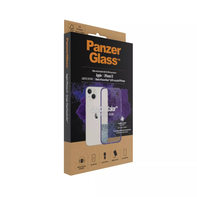 PanzerGlass ® ClearCaseColor™ iPhone 13 - Uva