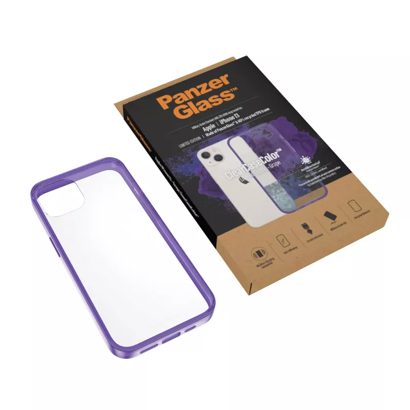 PanzerGlass ® ClearCaseColor™ iPhone 13 - Uva