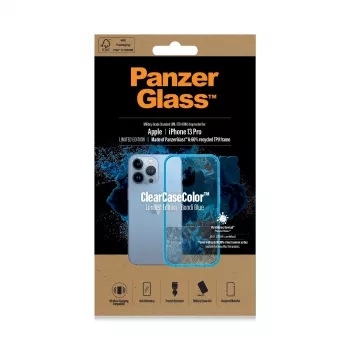 Capa PanzerGlass ClearCaseColor iPhone 13 Pro Bondie Blue
