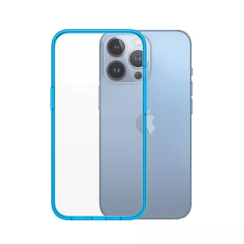 Capa PanzerGlass ClearCaseColor iPhone 13 Pro Bondie Blue