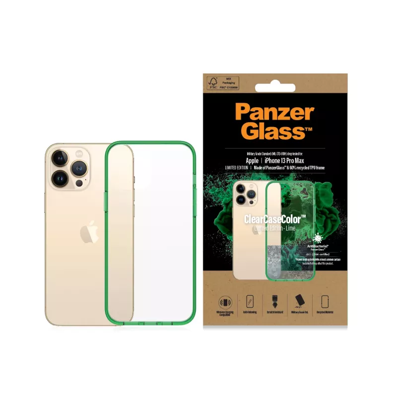 PanzerGlass ® ClearCaseColor™ iPhone 13 Pro Max - Lima