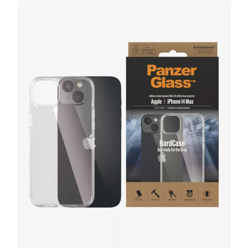 Capa para telemóvel PanzerGlass HardCase 17 cm (6,7 polegadas) Capa Transparente