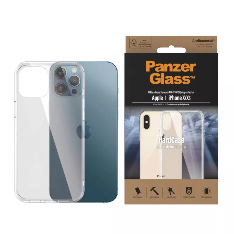 PanzerGlass ® HardCase Transparente iPhone 12 Pro Max, Capa, Apple, Apple - iPhone 12 Pro Max, Transparente