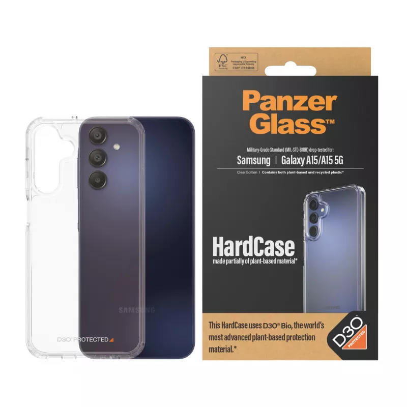 PanzerGlass® HardCase Transparente com D3O® Samsung Galaxy A15 | A15 5G