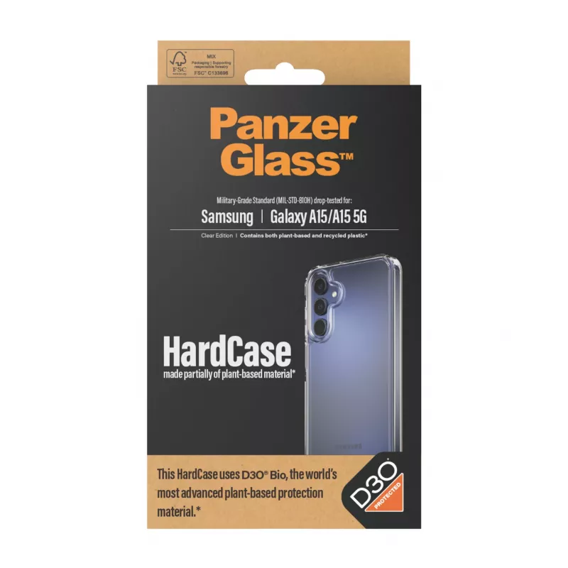 PanzerGlass® HardCase Transparente com D3O® Samsung Galaxy A15 | A15 5G