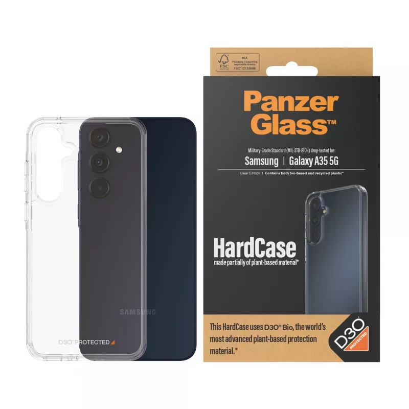 PanzerGlass® HardCase Transparente com D3O® Samsung Galaxy A35 5G