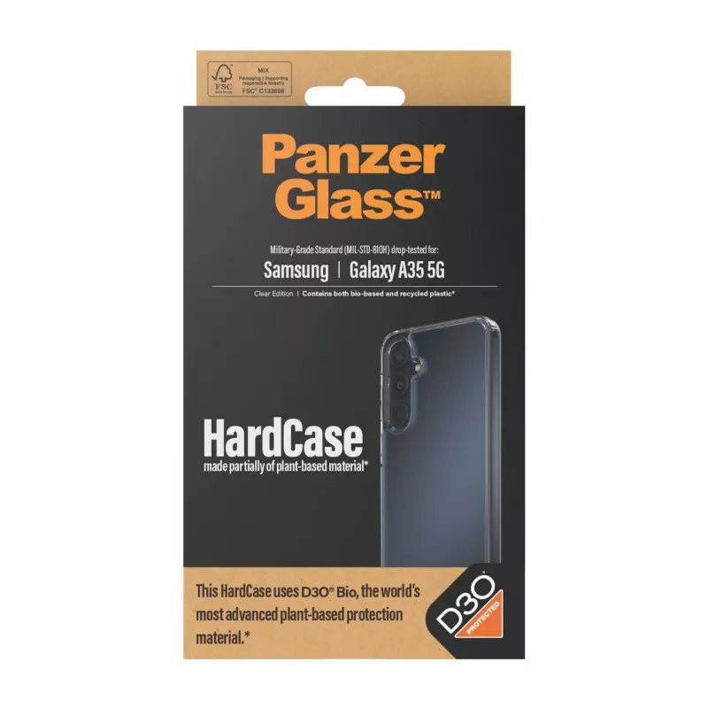 PanzerGlass® HardCase Transparente com D3O® Samsung Galaxy A35 5G
