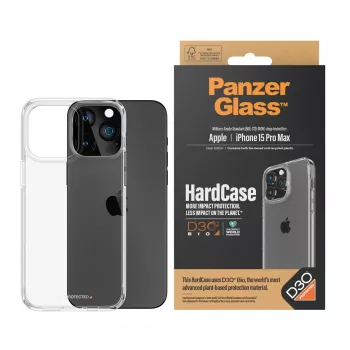 PanzerGlass® HardCase Transparente com D3O® iPhone 15 Pro Max