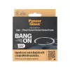 PanzerGlass Bang On Anel de compatibilidade MagSafe para iPhone 12/13/14/15, transparente