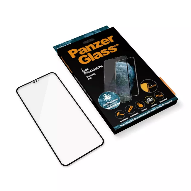 Película de proteção de ecrã PanzerGlass ® iPhone 11 Pro | Xs | X | Edge-to-Edge
