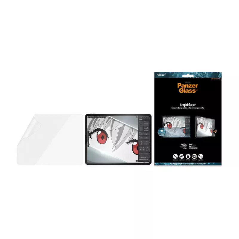 Película de proteção de ecrã PanzerGlass ® GraphicPaper® iPad Pro 12,9'' (2018–2022) | Encaixe ultralargo