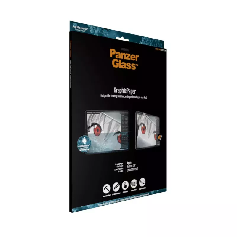 Película de proteção de ecrã PanzerGlass ® GraphicPaper® iPad Pro 12,9'' (2018–2022) | Encaixe ultralargo