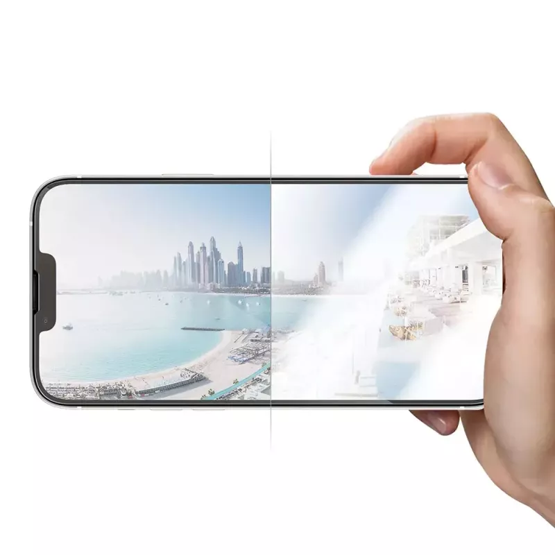 Proteção de ecrã antirreflexo PanzerGlass ® iPhone 14 Plus | 13 Pro Max | Ultra-Wide Fit com EasyAligner