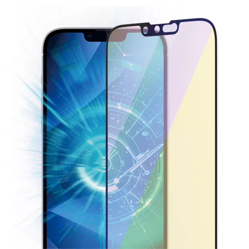 Proteção de ecrã anti-luz azul PanzerGlass ® iPhone 14 Plus | 13 Pro Max | Ultra-Wide Fit com EasyAligner
