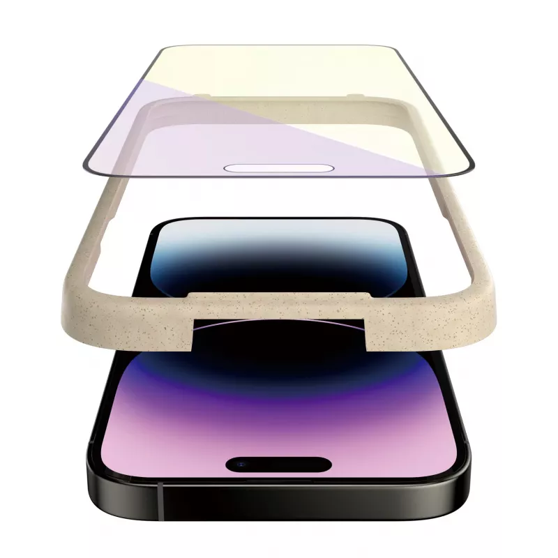 Proteção de ecrã anti-luz azul PanzerGlass ® iPhone 14 Pro Max | Ultra-Wide Fit com EasyAligner