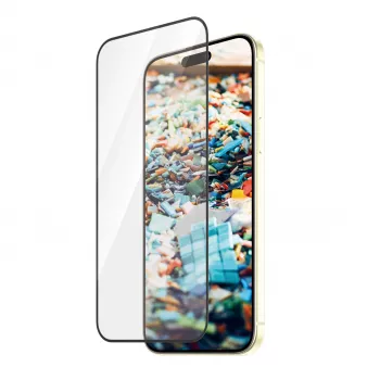 Película de proteção de ecrã PanzerGlass® Re:fresh iPhone 15 Plus | Ultra-Wide Fit com EasyAligner