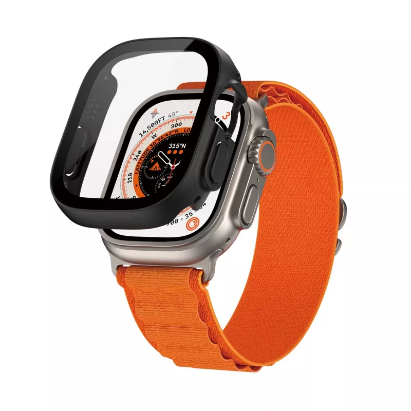Película protetora de ecrã PanzerGlass® Full Body com D3O® Apple Watch Ultra | 49 mm | preto