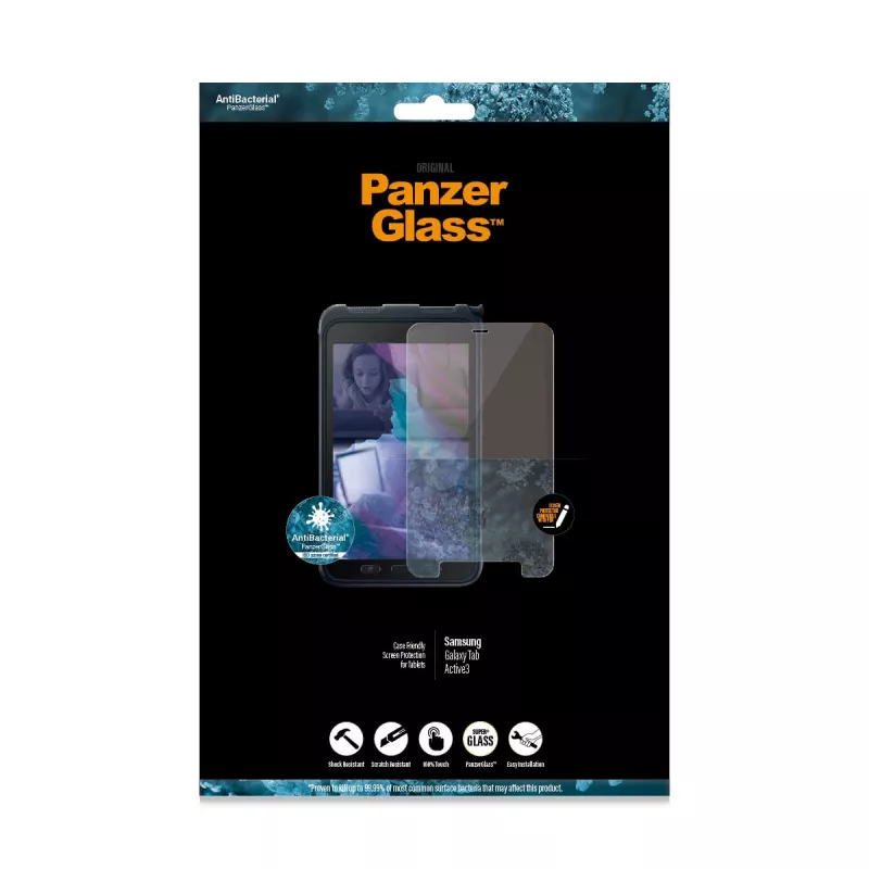 Vidro protetor de ecrã PanzerGlass para Samsung Galaxy Tab Active 3